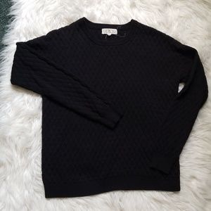 Black diamond pattern sweater